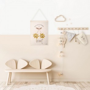 ΠΑΙΔΙΚΗ ΠΑΝΤΑ ΤΟΙΧΟΥ NATTIOT LITTLE GEMINI NATURAL 40x50 100% ΒΑΜΒΑΚΙ 2