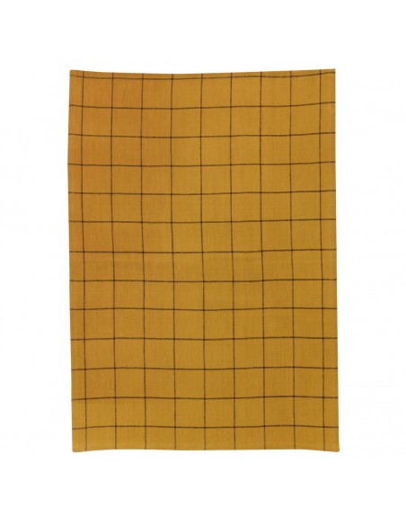 ΠΕΤΣΕΤΑ ΚΟΥΖΙΝΑΣ WINKLER KILIA CARREUX BRONZE 50X70 50% ΒΑΜΒΑΚΙ 50% ΛΙΝΟ