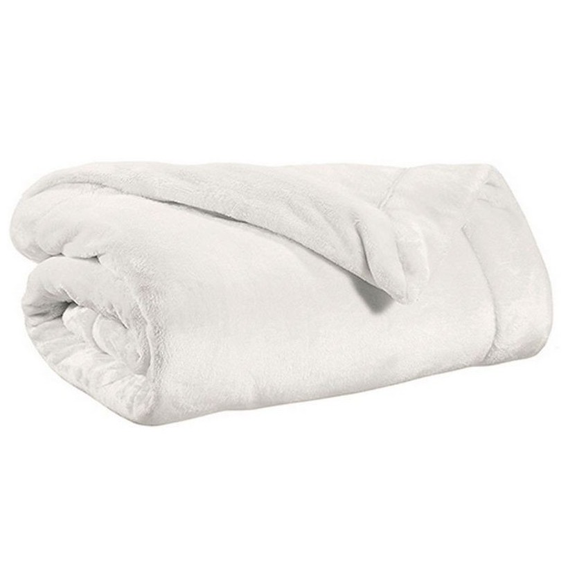SOFA BLANKET VIVARAISE TENDER  NEIGE 150×200 100% POLYESTER
