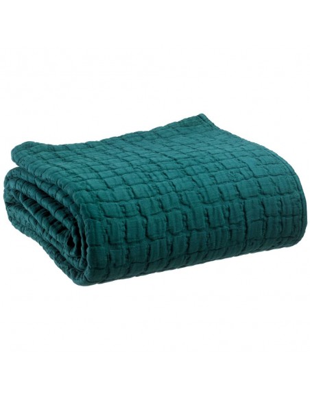 THROW VIVARAISE SWAMI PETROLE 130x200 100%COTTON