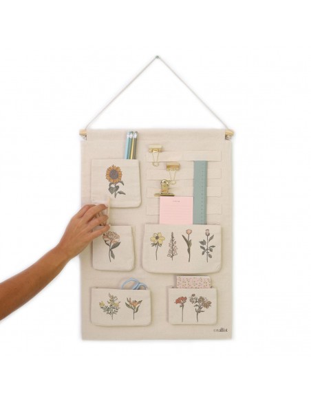 WALL HANGING NATTIOT FLORA MULTI 40x55 100% COTTON