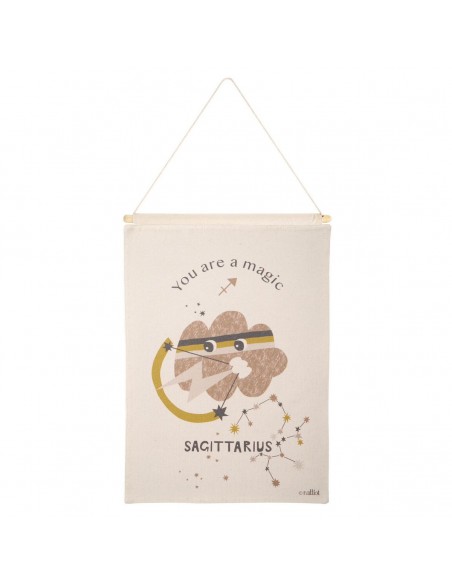 ΠΑΙΔΙΚΗ ΠΑΝΤΑ ΤΟΙΧΟΥ NATTIOT LITTLE SAGITTARIUS NATURAL 40x50 100% ΒΑΜΒΑΚΙ