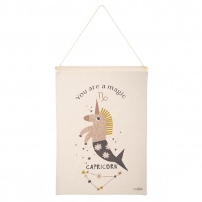 WALL HANGING NATTIOT LITTLE CAPRICORN NATURAL 40x50 100% COTTON