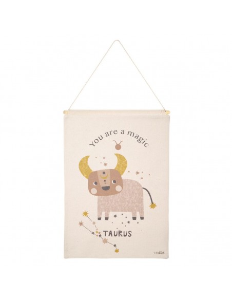 ΠΑΙΔΙΚΗ ΠΑΝΤΑ ΤΟΙΧΟΥ NATTIOT LITTLE TAURUS NATURAL 40×50 100% ΒΑΜΒΑΚΙ
