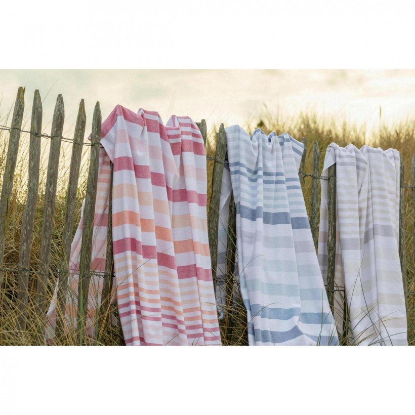 BEACH TOWEL VIVARAISE SAMOA NATUREL 100x200 100% COTTON