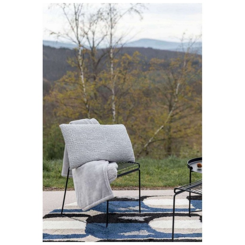 SOFA BLANKET VIVARAISE MICHKA PERLE 130X160 100%POLYESTER