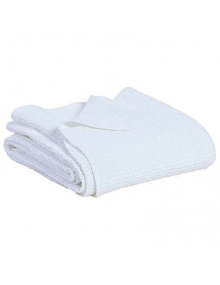 THROW VIVARAISE MAIA BLANC 140×200 100% COTTON