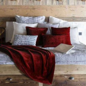 SOFA BLANKET VIVARAISE TENDER RUBIS 150×200 100% POLYESTER 2