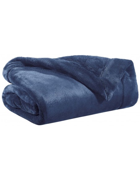SOFA BLANKET VIVARAISE TENDER ENCRE 150×200 100% POLYESTER