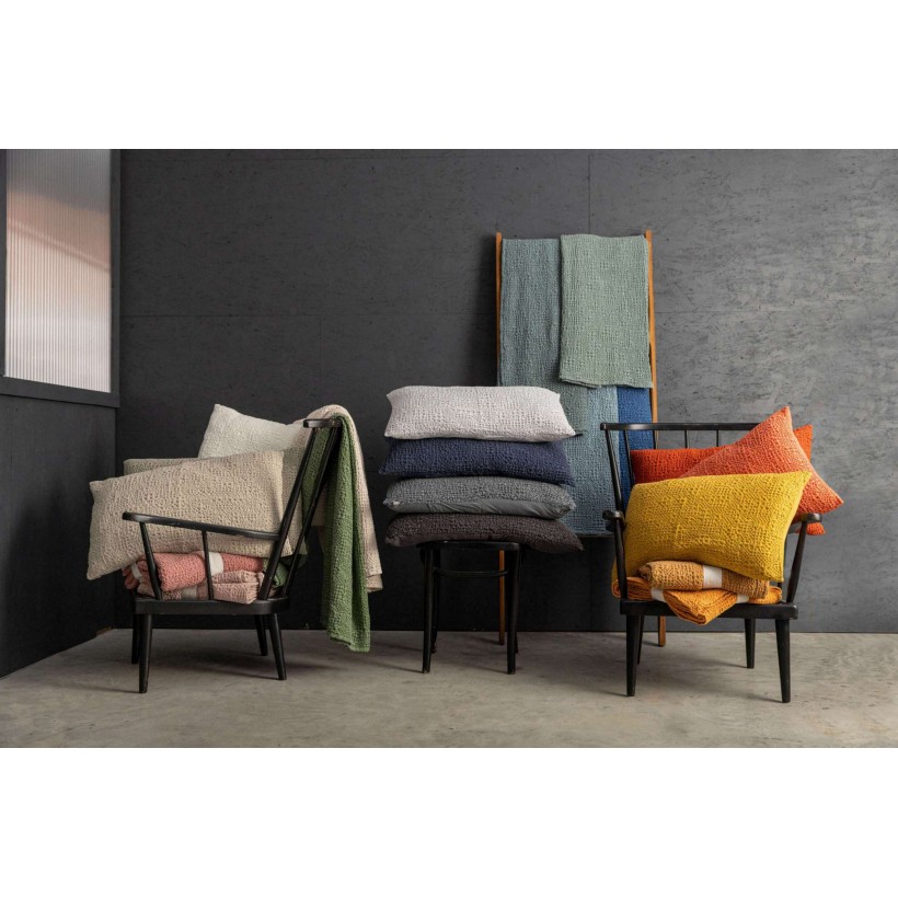 CUSHION VIVARAISE TANA COBALT 40×65 100% COTTON