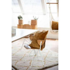 ΜΑΞΙΛΑΡΙ VIVARAISE FARA BRONZE 45×45 100% ΒΑΜΒΑΚΕΡΟ ΒΕΛΟΥΔΟ 2