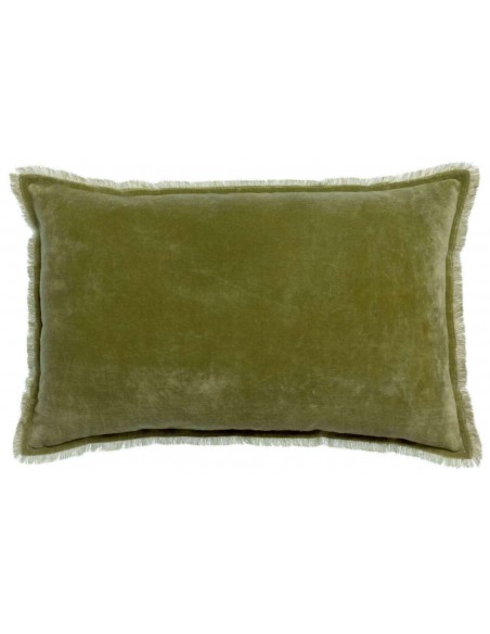 ΜΑΞΙΛΑΡΙ VIVARAISE FARA OLIVE 40×65 100% ΒΑΜΒΑΚΕΡΟ ΒΕΛΟΥΔΟ