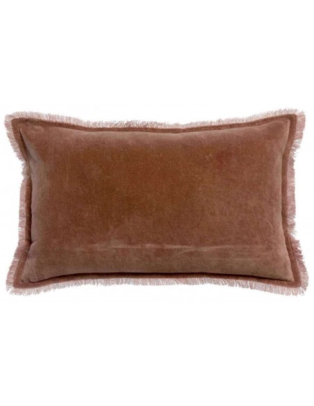 CUSHION VIVARAISE FARA  BOIS DE ROSE 30×50 100% VELVET COTTON