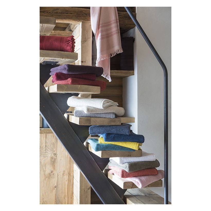 BODY TOWEL VIVARAISE BORA NEIGE 90x150 100% COTTON