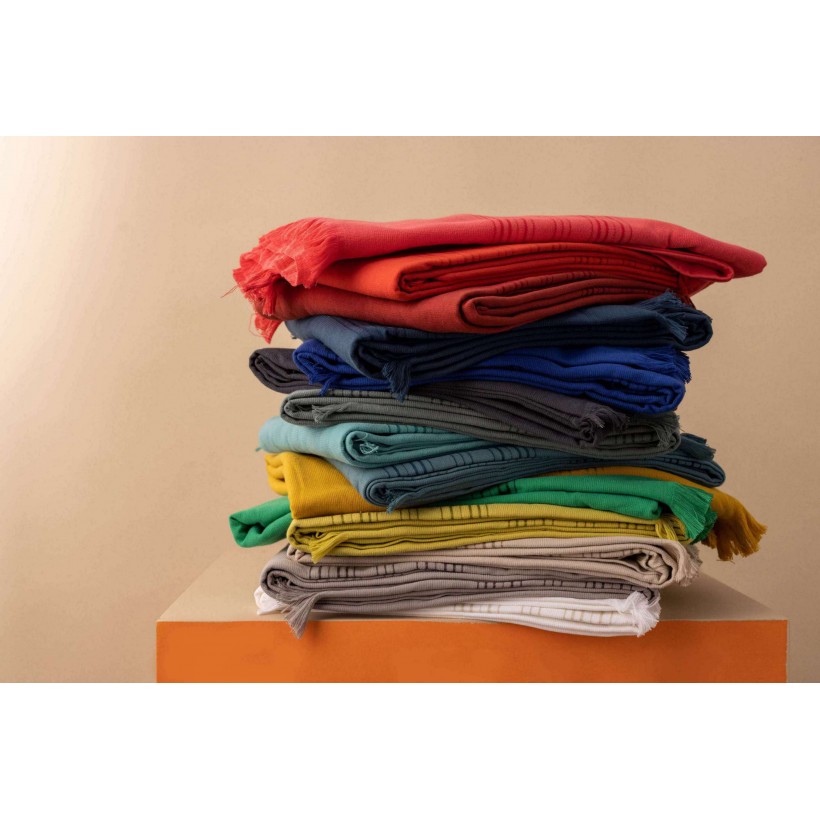 BEACH TOWEL VIVARAISE CANCUN LIN 90x180 100% COTTON