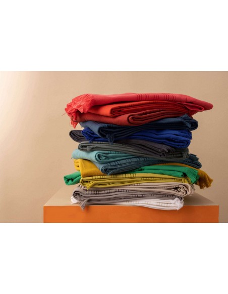 BEACH TOWEL VIVARAISE CANCUN LIN 90x180 100% COTTON
