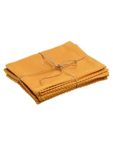ΣΟΥΠΛΑ WINKLER DELIA TOURNESOL 33x45 ΣΕΤ 4 ΤΜΧ 80% ΒΑΜΒΑΚΙ 20% ΣΥΝΘΕΤΙΚΟ