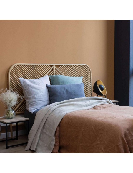 BED SHEET VIVARAISE KALA SAUGE 240x300 100% WASHED HEMP