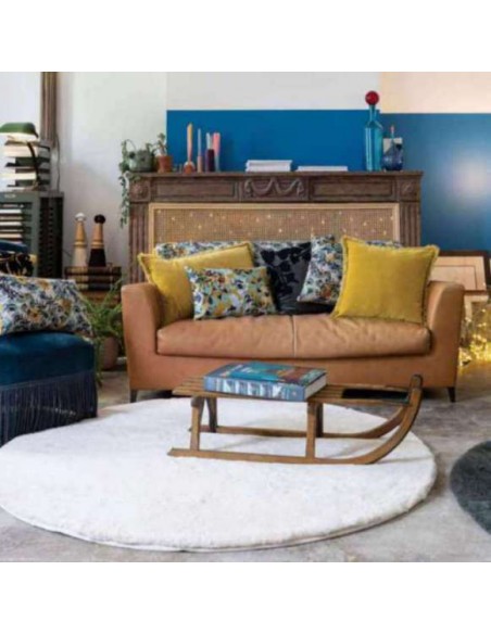 FUR RUG VIVARAISE EDDY IVOIRE  D160 100% POLYESTER