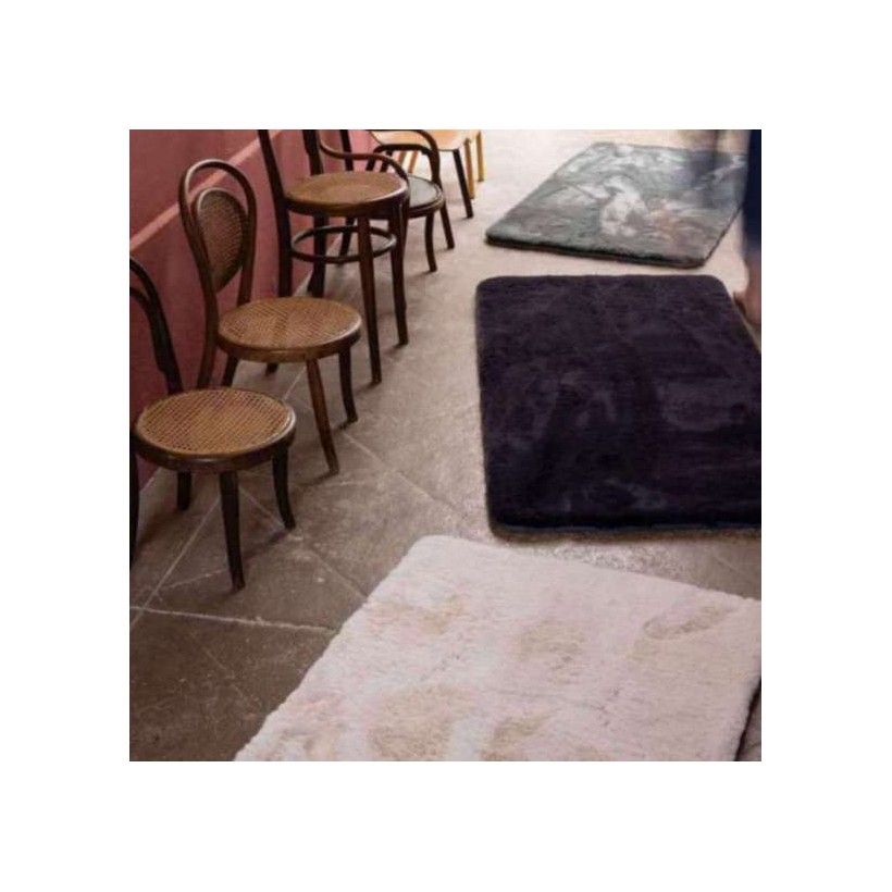 FUR RUG VIVARAISE EDDY IVOIRE 70x140 100% POLYESTER