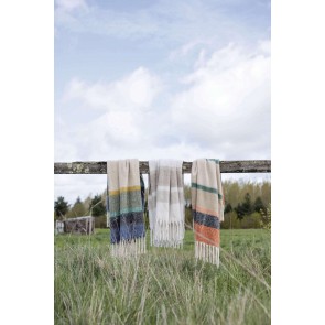 THROW VIVARAISE ISABEL CHATAIGNE 130x160 100% RECYCLED POLYESTER 2