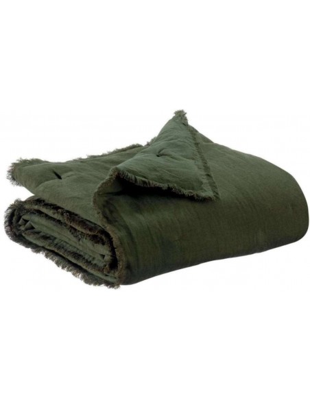 ΡΙΧΤΑΡΙ VIVARAISE LALY OLIVE 135x200 50% ΛΙΝΟ 50% ΒΑΜΒΑΚΙ