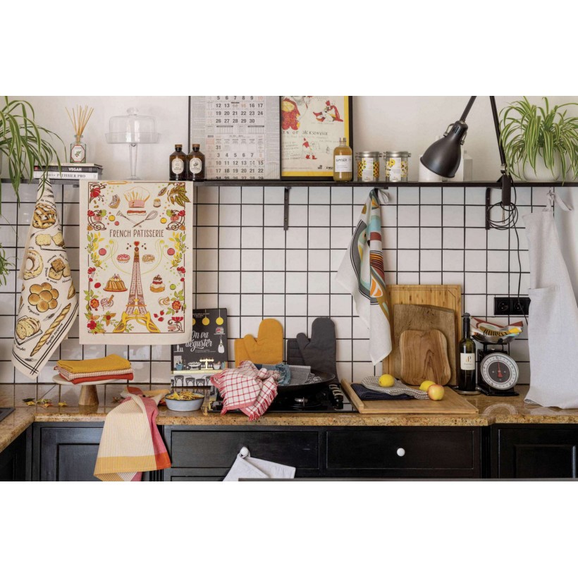 KITCHEN TOWEL WINKLER MATTIA ROUGE 50X70 80% CΟΤΤΟΝ 20% POLYESTER