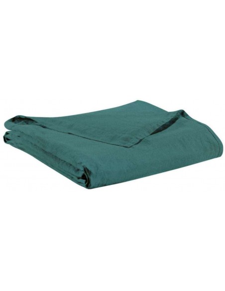 BED SHEET VIVARAISE ZEFF LIT PRUSSE 240x300 100% LINEN