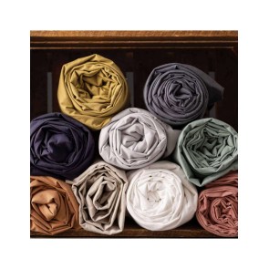 ΣΕΝΤΟΝΙ VIVARAISE ΜΕ ΛΑΣΤΙΧΟ CALITA GOLD 180x200 100% ΒΑΜΒΑΚΙ 2