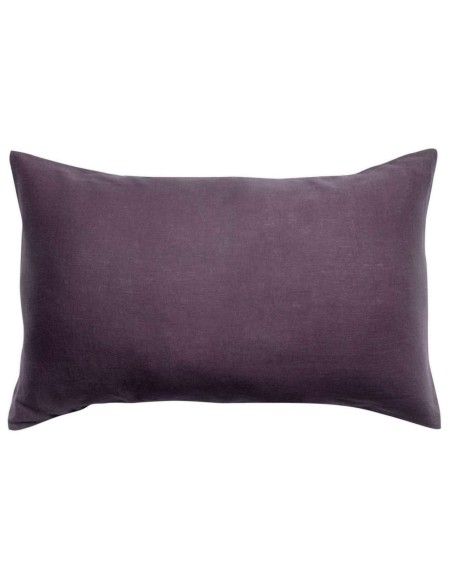 PILLOW CASE VIVARAISE ZEFF LIT RAISIN 50x75 100% LINEN