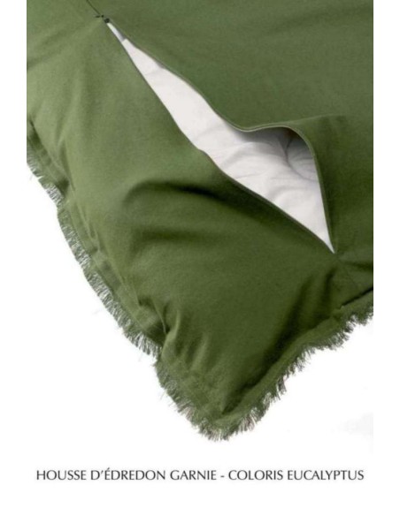 ΑΝΩΣΤΡΩΜΑ ΚΑΝΑΠΕ VIVARAISE FARA EUCALYPTUS 85×200 100% ΒΑΜΒΑΚΕΡΟ ΒΕΛΟΥΔΟ
