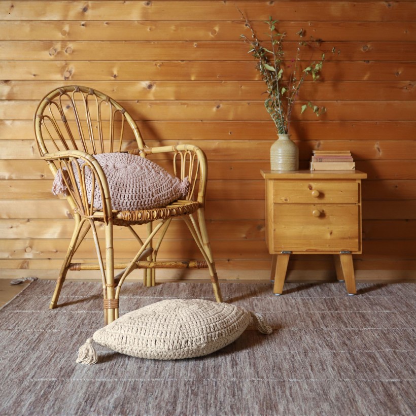 CUSHION NATTIOT PLUME ECRU 30x50 100% COTTON