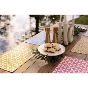 PLACE MAT WINKLER FATOU CORAIL 33X48 80% COTTON 20% POLYESTER 2