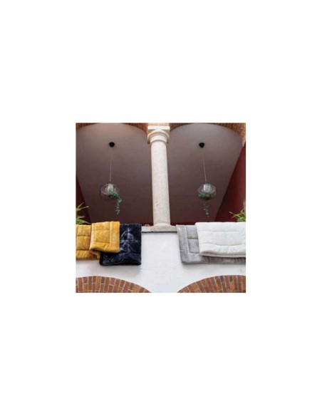 SOFA BLANKET VIVARAISE BETENDER PERLE 130x180 100% POLYESTER