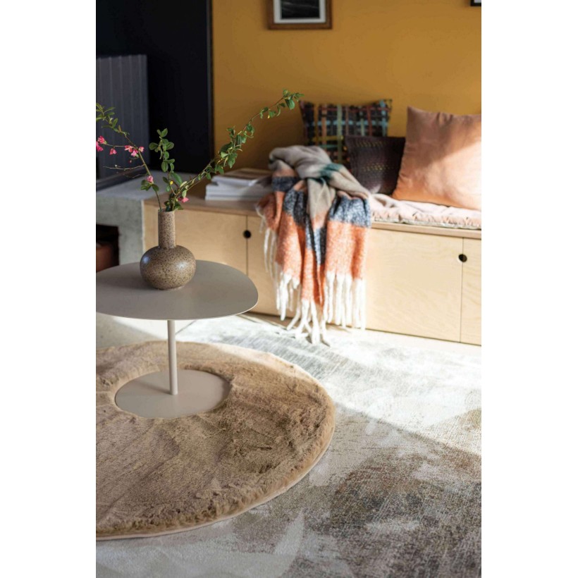 FUR RUG VIVARAISE EDDY THYM D 120 100% POLYESTER