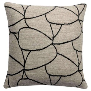 ΜΑΞΙΛΑΡΙ VIVARAISE DANY NOIR 45x45 70% ΒΑΜΒΑΚΙ 15% ΒΙΣΚΟΖΙ 15% ΛΙΝΟ
