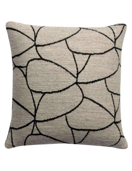 ΜΑΞΙΛΑΡΙ VIVARAISE DANY NOIR 45x45 70% ΒΑΜΒΑΚΙ 15% ΒΙΣΚΟΖΙ 15% ΛΙΝΟ