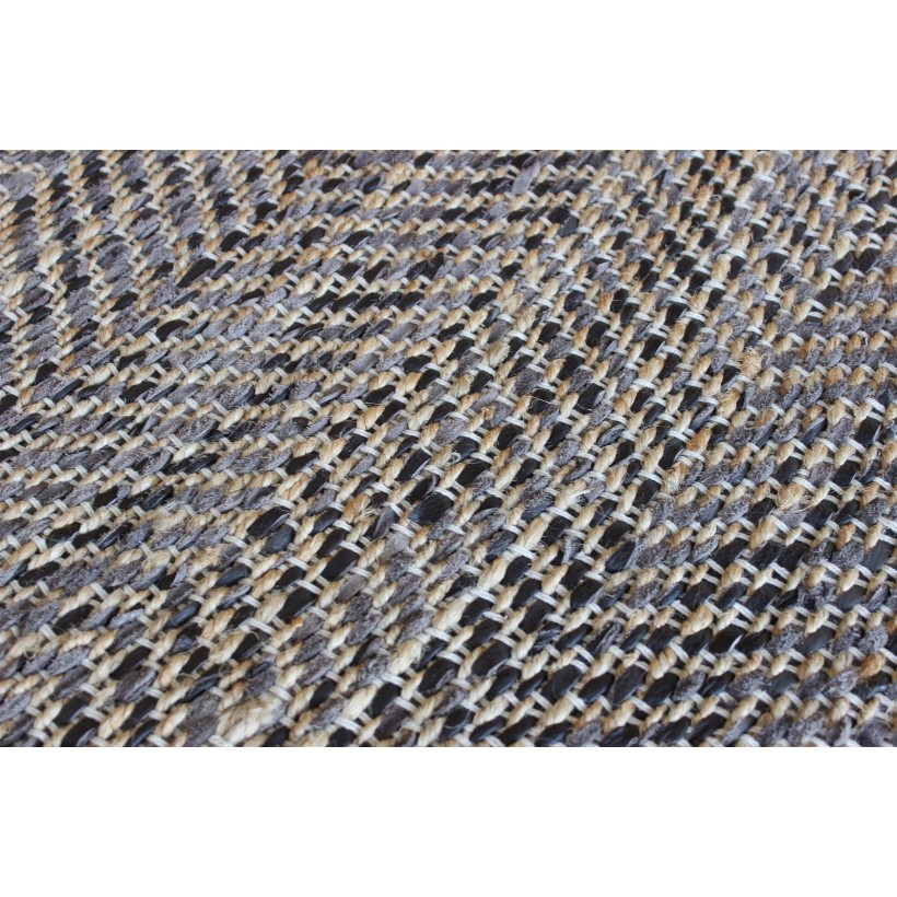 ΧΑΛΙ STABLES BROWN 160x230 50% ΔΕΡΜΑ 50% ΒΑΜΒΑΚΙ