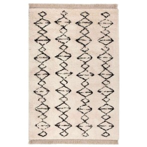 RUG VIVARAISE ZAGORA NEIGE 160X230 68% POLYPROPYLENE 27% JUTE 5% POLYESTER