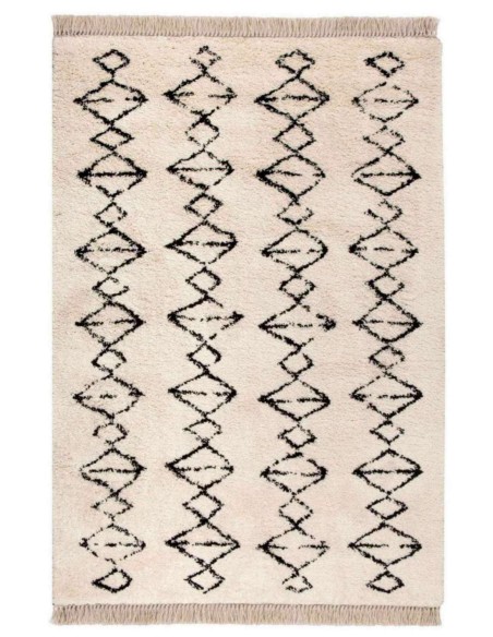 RUG VIVARAISE ZAGORA NEIGE 160X230 68% POLYPROPYLENE 27% JUTE 5% POLYESTER