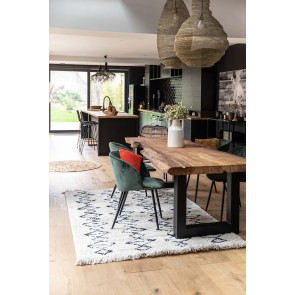 RUG VIVARAISE ZAGORA NEIGE 160X230 68% POLYPROPYLENE 27% JUTE 5% POLYESTER 2