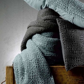 ΡΙΧΤΑΡΙ VIVARAISE TANA VERT DE GRIS 140X200 100%ΒΑΜΒΑΚΙ 2