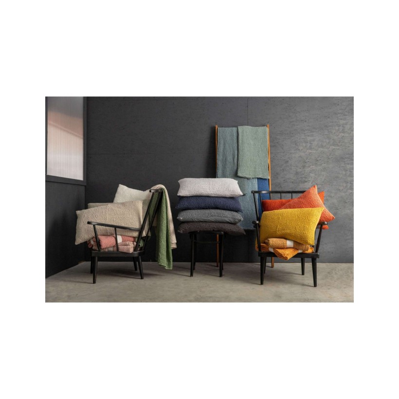 ΚΟΥΒΕΡΛΙ VIVARAISE TANA CREME 240×260 100% ΒΑΜΒΑΚΙ