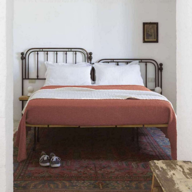 BED COVER VIVARAISE TANA BLUSH 240×260 100% COTTON