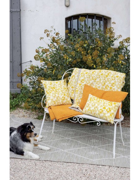 CUSHION VIVARAISE TANA MOUTARDE 40×65 100% COTTON