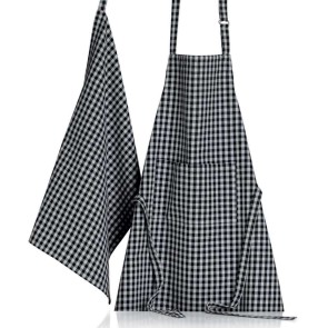 ΠΟΔΙΑ ΚΟΥΖΙΝΑΣ WINKLER BILLIE NOIR GRIS 80x85 100% ΒΑΜΒΑΚΙ 2