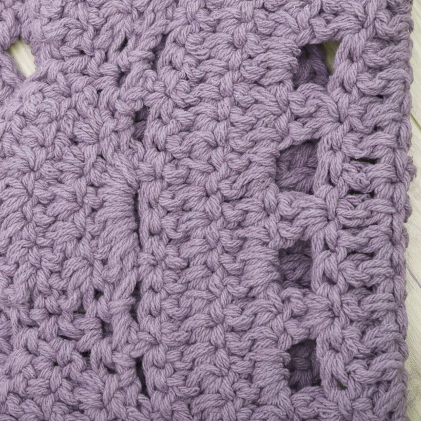 ΧΑΛΙ NATTIOT ALMA MAUVE D120 100% ΒΑΜΒΑΚΙ