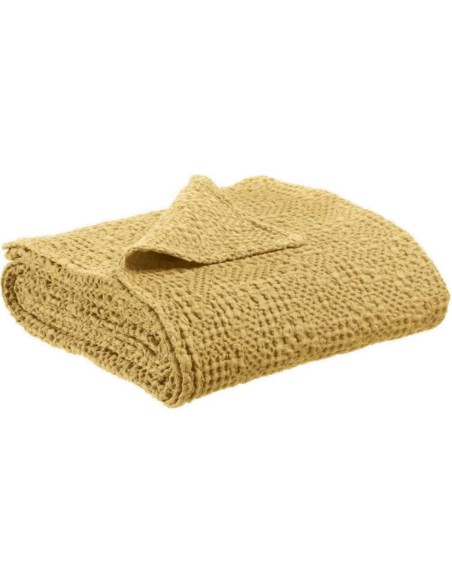 THROW VIVARAISE TANA GOLD 140X200 100% COTTON