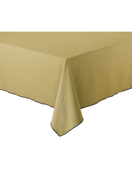 TABLECLOTH WINKLER GRACE KAKI 140x140 100% COTTON