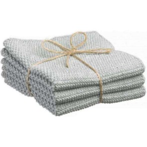 ΠΕΤΣΕΤΑ ΚΟΥΖΙΝΑΣ WINKLER IZAN GRIS 25x25 SET OF 3 80% ΒΑΜΒΑΚΙ 20%POLYESTER